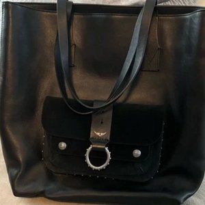 Zadig & Voltaire Kate Shopper Smooth Calfs - Kate Moss Edition Speciale - Black